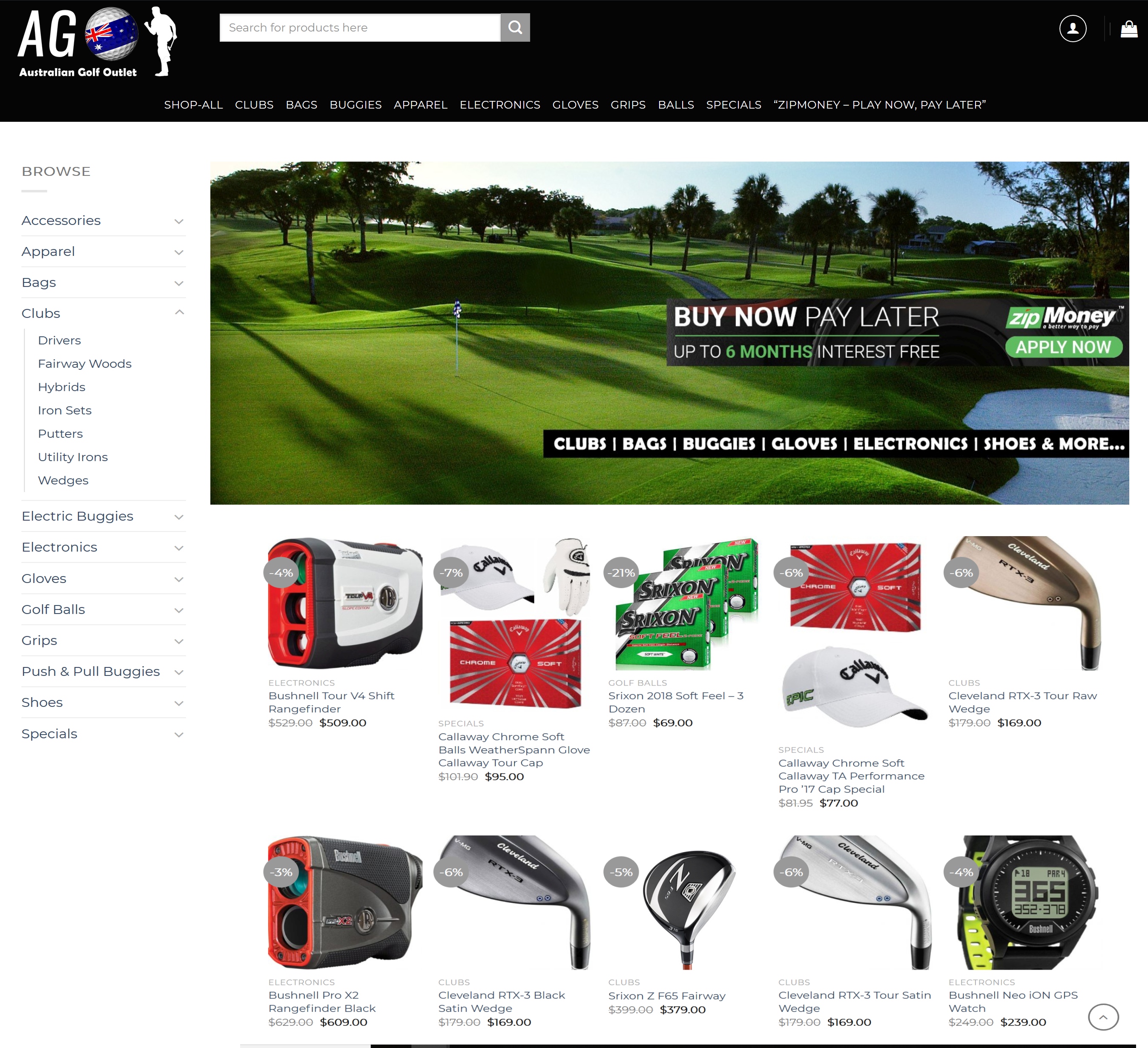 Australian Golf Outlet - Market Sharx